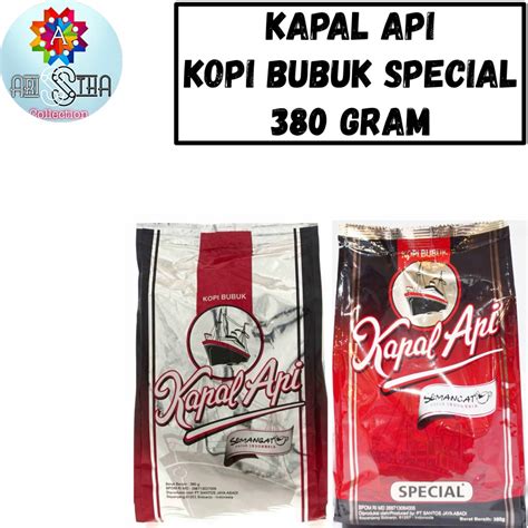 Jual Kapal Api Kopi Bubuk Kemasan Silver Dan Merah Gram Shopee