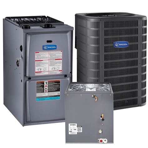 2 Ton 16 Seer 70k Btu 80 Afue Variable Speed Mrcool Signature Central Heat Pump And Gas Split