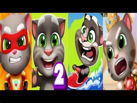 My Talking Tom 2 Vs Talking Tom Hero Dash Vs Talking Tom Jetski 2 Vs