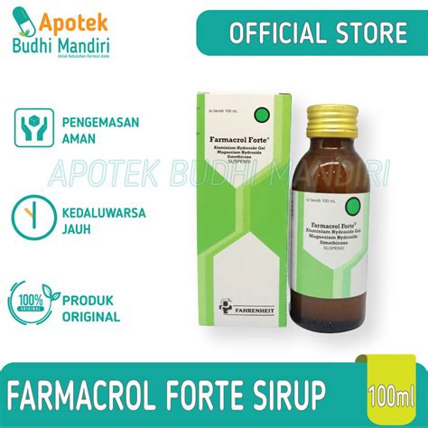 Jual Farmacrol Forte Sirup 100 Ml Indonesia Shopee Indonesia