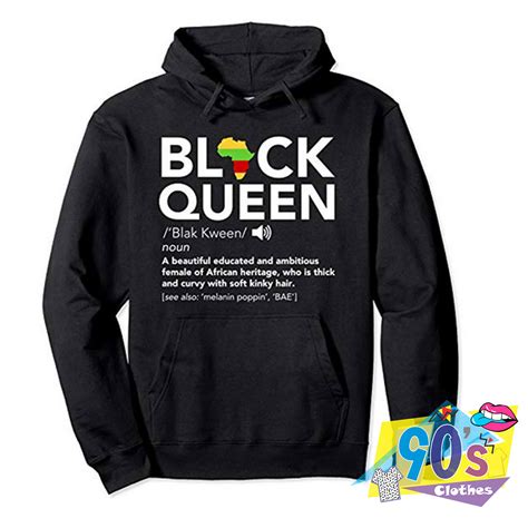 Black Queen Melanin Meaning Unisex Hoodie