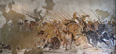 Battle Of Alexander And Darius Naples National Archaeological Museum