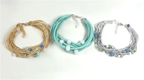 Easy Multi Strand Bracelets Simple Layered Bracelet Designs Diy Cord