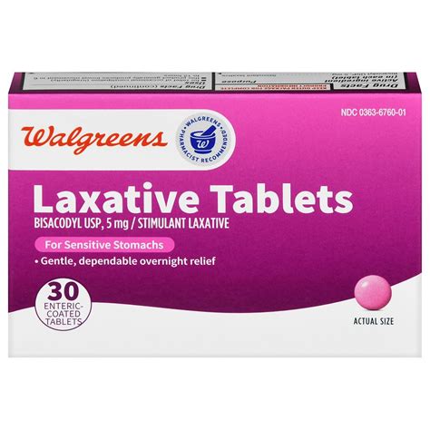 Walgreens Laxative Tablets Walgreens