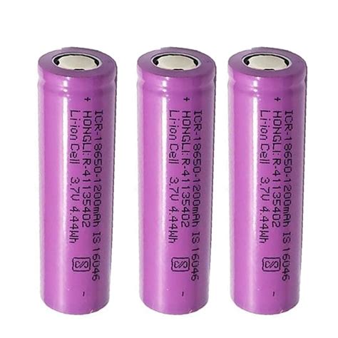 Consonantiam Mah Hongli Rechargeable Lithium Ion Battery Cell Use