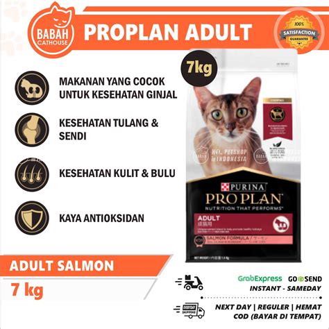 Jual Proplan Salmon Adult Kg Makanan Untuk Kucing Dewasa Kering Dry