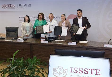 Firma de Convenio ISSSTE CONAVIM Comisión Nacional para Prevenir y