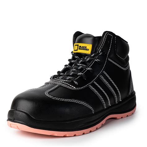 2001 Flo Women Lightweight Safety Boots | Composite Toe Cap – Black Hammer