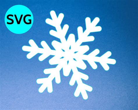 Snowflake SVG File For Cricut Silhouette SVG Snowflake Clipart And