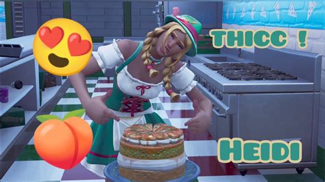 Heidi Is Thicc Fortnite Booty Showcase Youtube