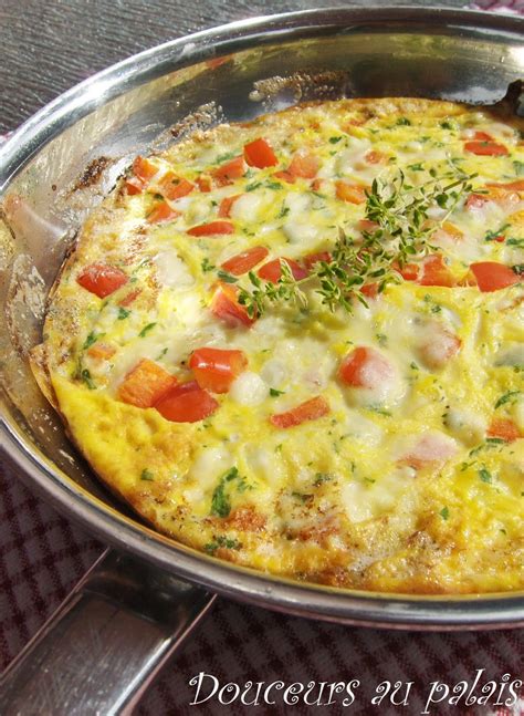 Frittata Aux Pommes De Terre Et Aux Poivrons