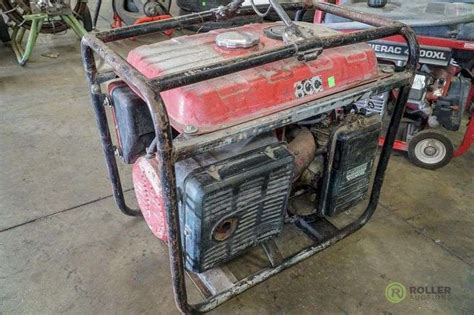 Honda Eb4000 Generator Gas 4000w Roller Auctions