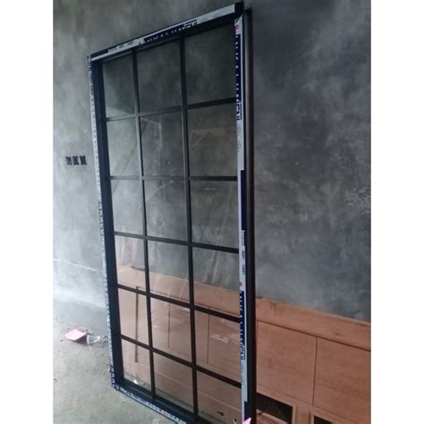 Jual Kusen Aluminium Ornamen Partisi Jendela Kaca Mati Inci Lebar