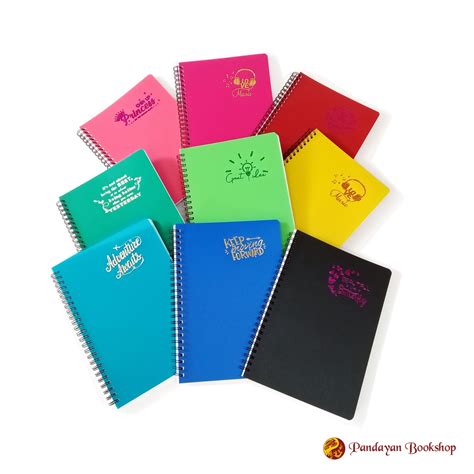 Veco Classic Spiral Notebook Plastic Sheet Cover With Hotfoil Stamp