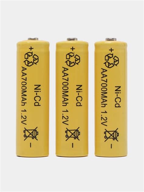 Ni Cd Ni MH перезаряжаемые аккумуляторы 3шт АА AAA 300 mAh 1 2 V