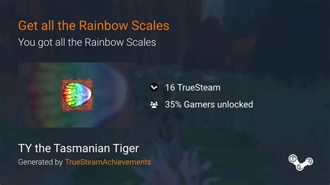 Get All The Rainbow Scales Achievement In Ty The Tasmanian Tiger