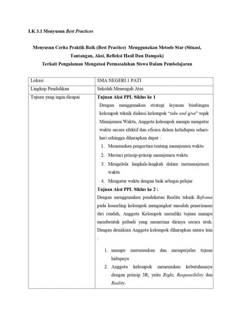 Menyusun Best Practice Halaman 1