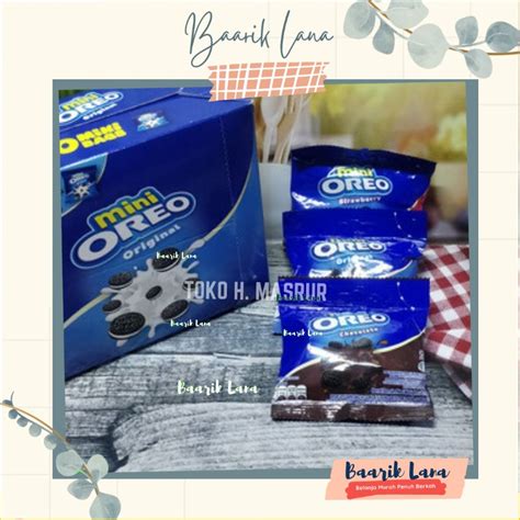 Jual Biskuit Cokelat Oreo Mini 204gr Shopee Indonesia