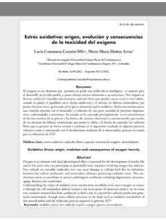 Estr S Oxidativo Origen Evoluci N Y Consecuencias De La Estr