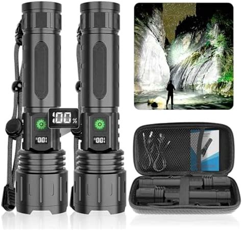 Rechargeable Xhp Led Tactical Flashlights High Lumens Super