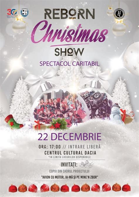 Reborn Christmas Show Spectacol Caritabil Dedicat Copiilor Cu Ces