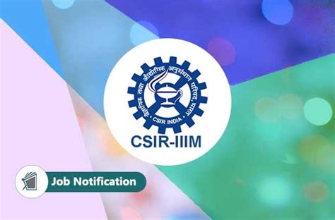 Csir Indian Institute Of Integrative Medicine Iiim Jammu Invites