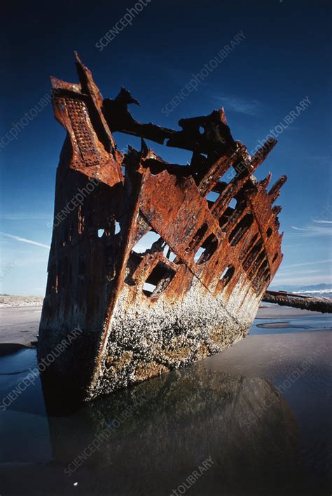 S S Peter Iredale Wreck Oregon Stock Image C