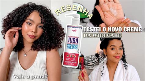 Testei O Novo Creme Potencializando A Juba Gommage Da Widi Care