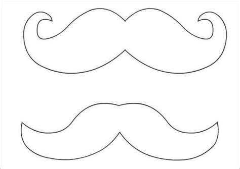 30 Mustache Template For Father S Day DIY Crafts