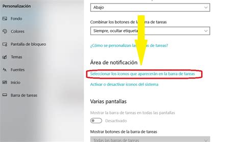 Como Activar Y Desactivar Los Iconos De La Barra De Tareas En Windows