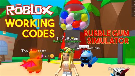 Roblox Bubble Gum Simulator Codes - All WORKING CODES - YouTube