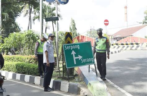 Urai Kemacetan Polres Tangerang Siagakan Posko Mudik Lebaran