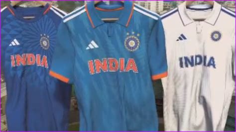 Cricket News Indian Cricket Team New Jersey Unveil Live Updates