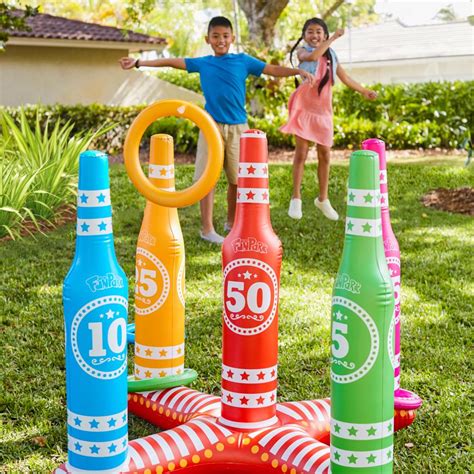 The Inflatable Carnival Ring Toss Hammacher Schlemmer