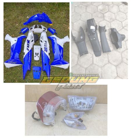 Jual Cover Body Yamaha Fiz R Fullset Body Halus Kasar Lampu Fiz R Putih