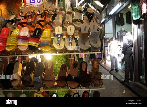 Bangkok Thailand Chatuchak Market Shoes Hi Res Stock Photography And