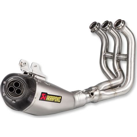 Ligne Compl Te Akrapovic Yamaha Mt Tracer Titane Inox Ligne