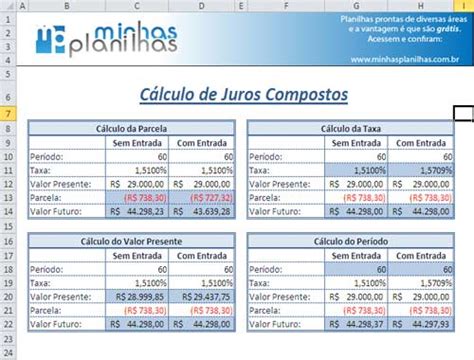 Exemplos De Calculos De Juros Compostos Novo Exemplo