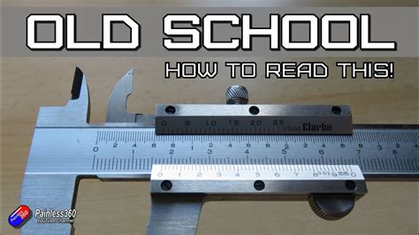 How To Use Manual Vernier Calipers Old School YouTube