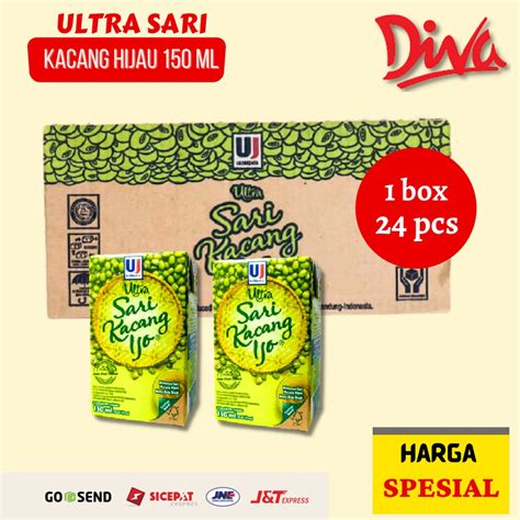 Jual Box Dus Ultra Sari Kacang Ijo Ml Shopee Indonesia