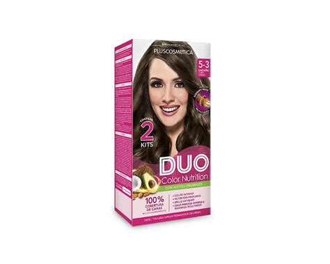 TINTE DUO COLOR NUTRITION 5 3 Castaño Claro Dorado El Peluquero