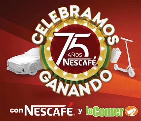 Promoción Nescafé 75 Años Gana auto Nissan Versa bicicletas o