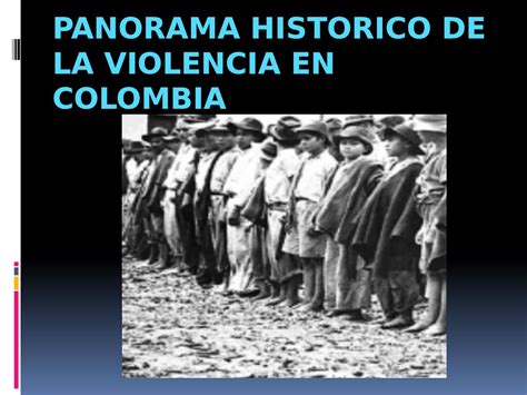 Calaméo Panorama Historico De La Violencia En Colombia