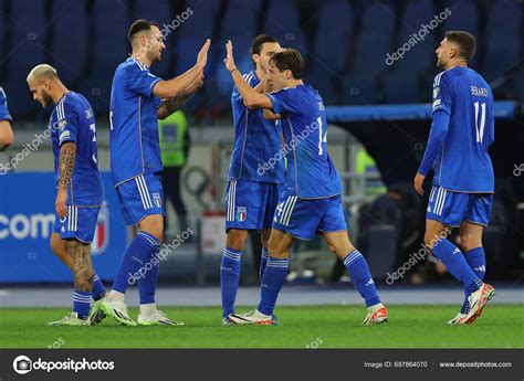 Rome Italy 2023 Football Match Uefa Euro 2024 European Qualifiers