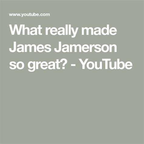 What Really Made James Jamerson So Great Youtube