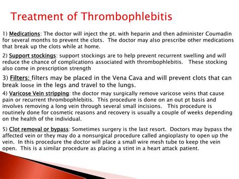 Ppt Thrombophlebitis Powerpoint Presentation Id2246423