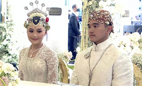 Sah Kaesang Pangarep Dan Erina Gudono Resmi Menjadi Suami Istri Mas