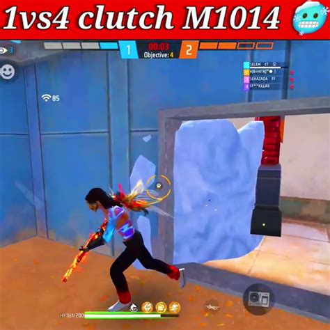 Impossible 🎯 Solo Vs Squad 🥵cs Rank 1vs4 Clutch 🤯 Over Power M1014 Good