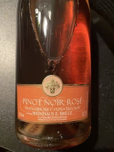 Ernst Bretz Pinot Noir Rosé Extra Trocken Vivino US