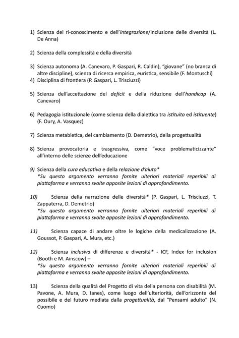 Definizioni Pedagogia Speciale Scienza Del Ri Conoscimento E Dell